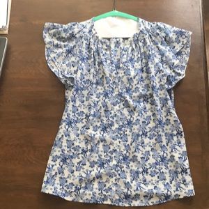 Rebecca Taylor floral silk top